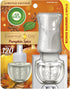 Air Wick Plug in Scented Oil Starter Kit (Warmer + 2 Refills), Pumpkin Spice, Fall Scent, Essential Oils, Air Freshener...