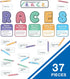 Carson Dellosa 37-Piece R.A.C.E. Writing Strategy Bulletin Board Sets for Classrooms, Alphabet Letters, Sentence Starters, Informational Charts, P...