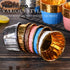 Party Hippo Foil Muffin Liners, 3.5 Oz 50 Pcs Disposable Cupcake Baking Cups, Gold Aluminum Ramekin Holders, Little Baking Cups (Pink)...