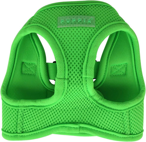Puppia Neon Soft Vest Harness Step-in No Choke No Pull Walking Training for Small and Medium Dog, Green, Medium...