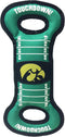 Pets First NCAA Football Field Dog Toy with Squeaker. - Iowa Hawkeyes - for Tug, Toss, and Fetch. - Tough& Durable PET Toy...