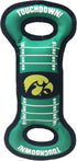 Pets First NCAA Football Field Dog Toy with Squeaker. - Iowa Hawkeyes - for Tug, Toss, and Fetch. - Tough& Durable PET Toy...