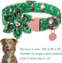 Christmas Dog Collar with Flower, Christmas Flower Collar for Puppy Girl Boy Dog or Cat, Comfortable Dog Collar Flower with Durable Metal Buckle, ...