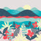 DIAMOND ART CLUB Tropical Landscape Canvas Diamond Painting Kit, 9" x 9" (22.7 x 22.7 cm)...