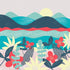 DIAMOND ART CLUB Tropical Landscape Canvas Diamond Painting Kit, 9" x 9" (22.7 x 22.7 cm)...