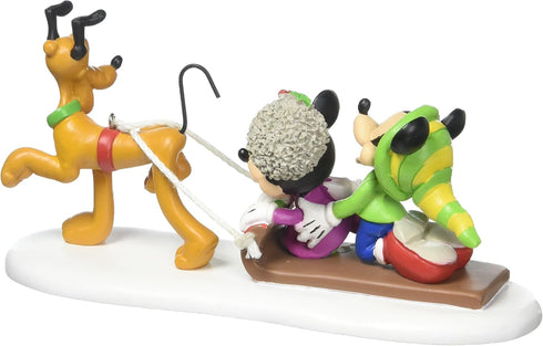 Department 56 Disney Village Pluto's Toboggan Ride Accessory Figurine (4057263) 5.5 Inch...