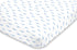NoJo Super Soft Blue and White Watercolor Narwhal Fitted Mini Crib Sheet...