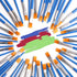 DECYOOL 60 Pcs Paint Brushes Set Kids Nylon Flat Hair Small Oil Watercolor Artist Painting Kits Bulk for Acrylic Painting...