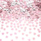 Rose Gold Heart-Shaped Small Metallic Foil Confetti for Table Wedding Birthday Party Decoration,Diameter 10mm(Rose Gold)...