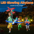3-Pack LED Airplane Toy, Airplane Launcher Toy - 2 Flight Modes, Foam Glider Planes, Outdoor Toys for Kids Ages 6 7 8 9 10 11 12 Year Old Boys & G...