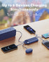 Portable Charger with Built in Cables, Portable Charger with Cords Wires Slim 10000mAh Travel Essentials Battery Pack 6 Outputs 3A High Speed Powe...