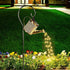 Solar Watering Can Lights, LED Solar Lantern String Light Outdoor Garden Waterproof Hollowed-Out Retro Metal Water Can Lights, for Garden Patio Ya...
