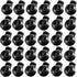 J.CARP 30Pcs Ball Shape Plastic Cord Locks End Spring Toggle Stopper, Single Hole Elastic Cord Adjuster, Suit for Hat Straps, Drawstrings, Bags, S...