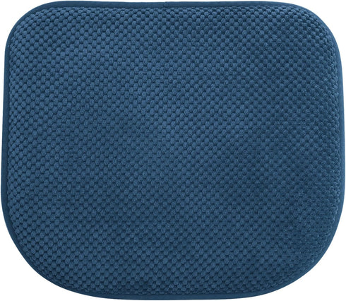 Blue Foam Seat Cushions Kitchen Chairs Pads for Dining Chairs Non Slip Office Seat Cushions Washable U Shaped Soft Thick Large Metal Wooden Chair ...