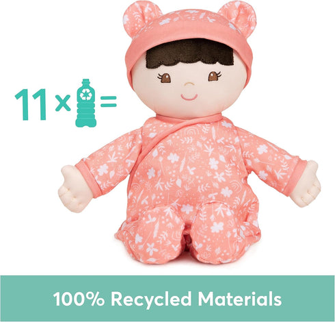 GUND Baby Sustainable Baby Doll, Plush Doll Made from Recycled Materials, for Babies and Newborns, Poppy, 12”...