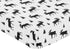Black and White Woodland Moose Baby or Toddler Fitted Crib Sheet for Rustic Patch Collection by Sweet Jojo Designs...