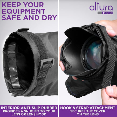Altura Photo Waterproof Rain Cover for DSLR Cameras...
