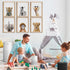 EPHANY Baby Animal Posters and Prints Baby Nursery Decor Pictures Set of 6 (Unframed) Cute Animal Photography Wall Prints for Baby Boys & Girls Ro...