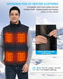 5V 2A Heated Vest Battery Pack, 12000mAh Compact Rechargeable Battery Pack for Heated Vest, with Dual USB Output Ports Portable Power Bank for Hea...
