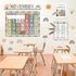 Augisteen 126 Pcs Boho Rainbow Calendar Bulletin Board Set with Seasons Festival Weather and Days of The Week Boho Classroom Calendar Cutouts Deco...