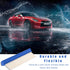 Professional Car Handheld Blade Squeegee, 12 inch 3-Layer Silicone T-Bar Water Blade, Universal Quick Drying Squeegee Wiper, Super Flexible Squeeg...