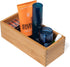 Lipper International Bamboo Utensil Holder Storage Box for Cooking Tools, Makeup, or Office Supplies, 4" x 9 1/4" x 3"...