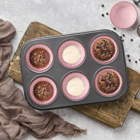 Standard Red Baking Cups, Cupcake Liners Paper, Pack of 200...