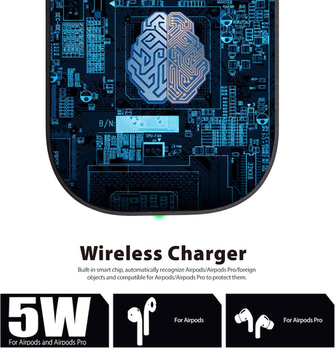 Wireless Charger for Apple AirPods 3rd Generation/AirPods Pro 2nd Generation/Airpods Pro/Airpods, Wireless Charging Station for Airpod Earbuds, Wi...