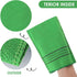 4PCS Exfoliating Body Scrubber, Korean Asian Exfoliating Bath Washcloths Mitt Viscose Rayon Towel Glove Bath Sponge for Dead Skin (2Green+2Red)...