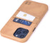Dockem Wallet Case for iPhone 12 Pro Max: Built-in Metal Plate for Magnetic Mounting & 2 Credit Card Holders: 6.7" Exec M2, Smooth Synthetic Leath...