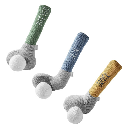 Mud Pie Children's Goft Knit Rattle, Yellow Driver Club...