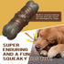 Dog Chew Toys for Aggressive Chewers, Indestructible Tough Squeaky Interactive Dog Toy, Dog Grinding Teeth Mentally Stimulating Chew Toy for Mediu...