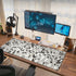 Aesthetics Busy City Zebra Crossing Art Mouse Pad Extended Large Gaming Mousepad XL Big Long Oversized Desk Mat Stitched Edges 31.5 X 11.8 Inch fo...