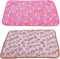 Pet Blanket for Cat & Dog Sleep Mat Bed Cover Soft Warm Blanket for Hamster Puppy and Other Animals (Small, Brown+ Pink)...