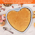 Heart Shaped Cake Pans, 8 inch Aluminium Alloy Heart Cake Mold, DIY Heart Baking Pan with Removable Bottom for Wedding, Birthday, Anniversary...