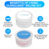 Denture Putty Pack Reline Set - Versatile, Fast Self-Curing - for Custom Fit & Comfort in Dentures, with Multiple Applications & Watertight Seal 2...