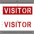 2 Pieces Visitor Parking Stencils with Self-Adhesive,4 Inch Visitor Pavement Marking Letter Sticker Stencil,6" x 22" Visitor Sign Spray Painting S...