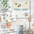 Bee Embellishments Stencil by StudioR12 | Craft DIY Spring Home Decor | Paint Wood Sign | Reusable Mylar Template | Select Size (13.5 inches x 9.7...
