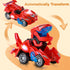Dinosaur Toys for Kids 3-5: Transforming Dinosaur Car Toy with Light Music for Toddlers 1 2 3 4 5 Year Old Boys Girls - Dino Transformer Toys Cars...