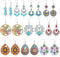 ZYNERY 10 Pairs Diamond Painting Earrings, Earring Kit for Making Earrings, Earring Making Kit for Adults, DIY Diamond Art Earrings, Unique Handma...