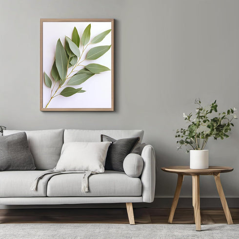 Posterizer 1 pcs-plant leaves-Chic art for plant lovers 6-Floral & Botanical Art-Workplace & Office Art-Living Room Bedroom Decor- unframed wall a...