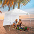Canopy Sidewall 8 * 8 ft, Slant Leg Sunwall with 210D Oxford Cloth, UV Protection and Waterproof, Suits Pop-up Tent/Instant Canopy/Commercial Cano...