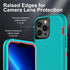 for iphone 13 Pro Max Case, Military Grade 3 in 1 Heavy Duty Shockproof/Drop Proof/Dust Proof Case with 2Pcs Tempered Glass Screen Protector (Aqua...