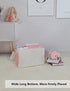 QUEENLALA Rectangular Laundry Hamper/Foldable Nursery Laundry Basket for Organizing/Storage Bin Baskets/Children Toy Office Bedroom/Toy Bin Closet...