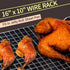 Cooling Rack for Baking, 16x10 Inches Baking Rack, Thick Wire Cookie Rack for Cooking, Roasting, Grilling, Drying, Oven Safe, Fits Half Sheet Pan...