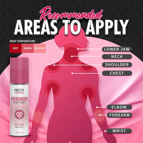 Pretty Privates Premium Pheromone Cologne For Women - Pheromone Perfume Essential Oil - Long-Lasting, Elegant Scent With Pure Pheromones - 0.34 oz...