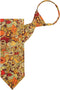 Jacob Alexander Men's Doodle Art Celebration Dinner Happy Thanksgiving Zipper Neck Tie - Yellow Orange...