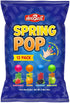 Spring Pop Finger Sucker Kids Candy on a Spring - Assorted Fun Flavors 24 Count (12 Individually Wrapped Pack of 2) Kosher Fun Lollipops Suckers...