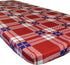 In the Breeze 8002 Plaid 30 Inch x 72 Inch Fitted Tablecloth...