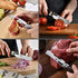 ZhengSheng Folding Chef Knife 4.8" Sharp 440A Stainless Steel Blade Wooden Handle Pocket Foldable Japanese Style Kitchen Knife for Outdoor Camping...